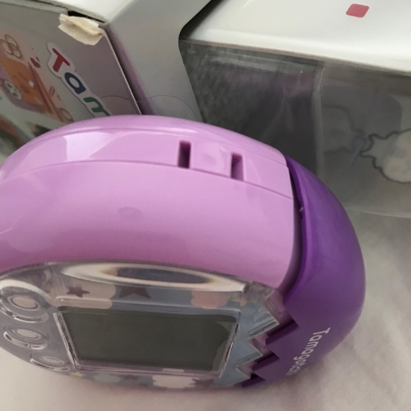 Tamagotchi Pix Camera Purple Sky Blue White Clouds Stars With Screen Protector - Picture 6 of 11